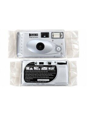 Studio 35 Single Use Disposable Camera 35mm Film Flash Sealed New